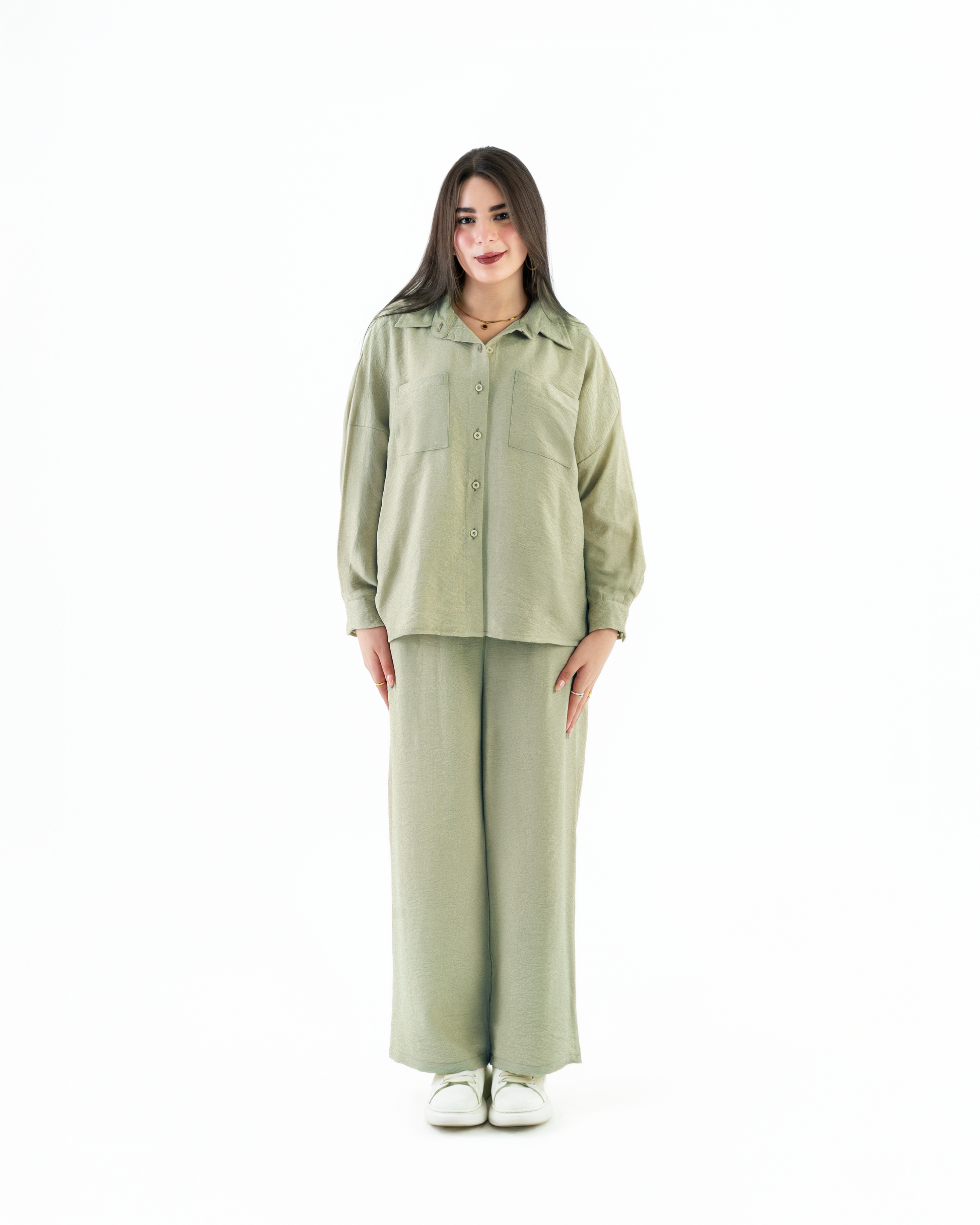 Casual Loose Set - Olive Beige Edition