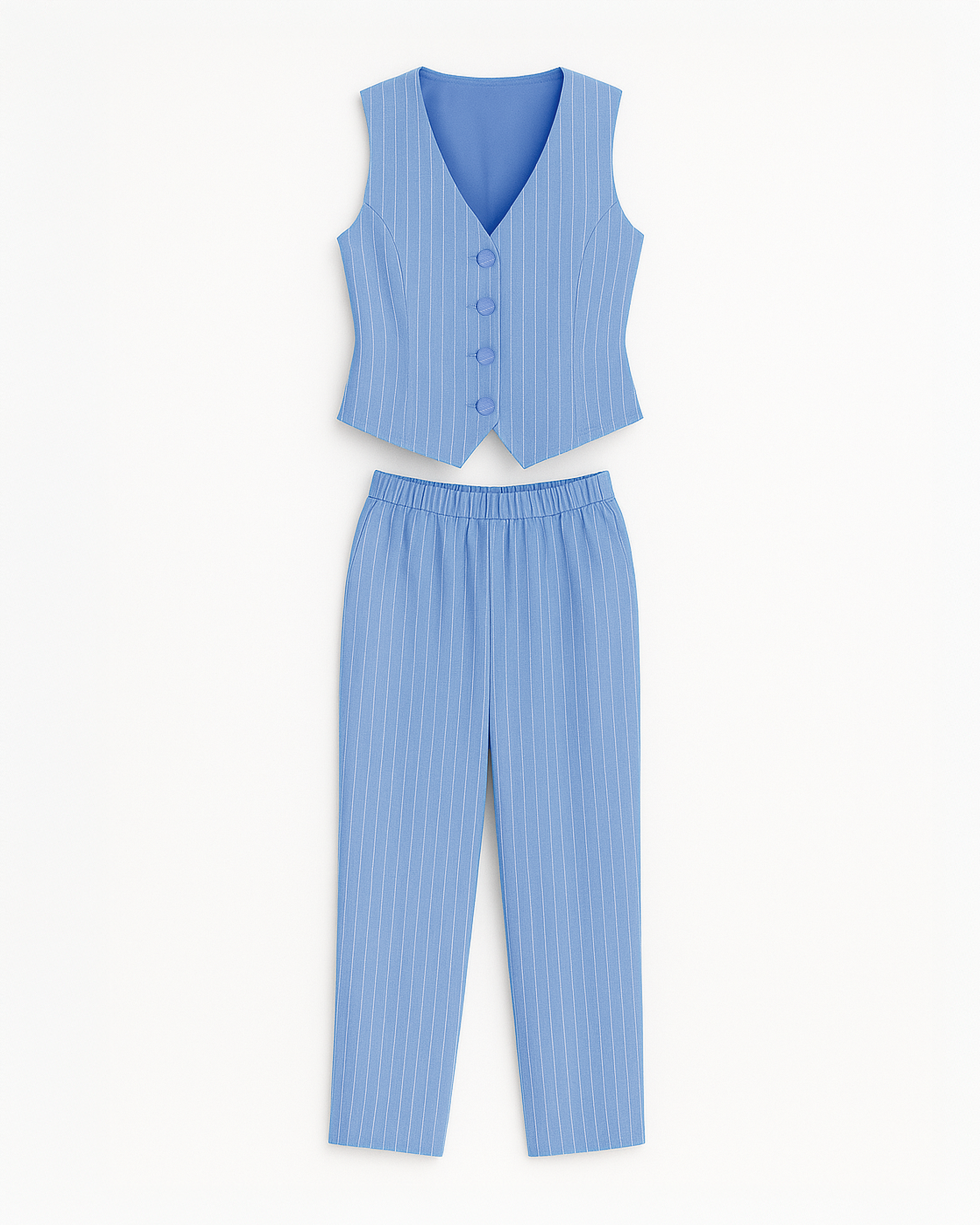 Vest Suit - Light Blue Edition
