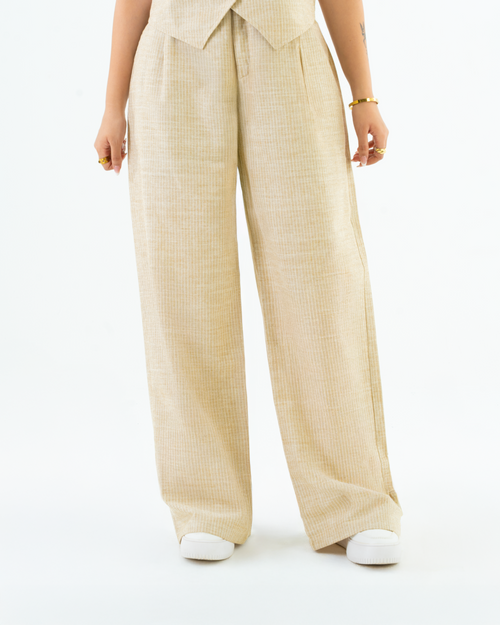 Straight Pants - Beige Edition