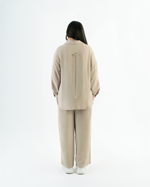 Casual Loose Set - Olive Beige Edition