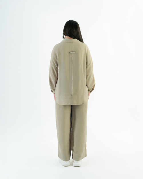 Casual Loose Set - Olive Beige Edition