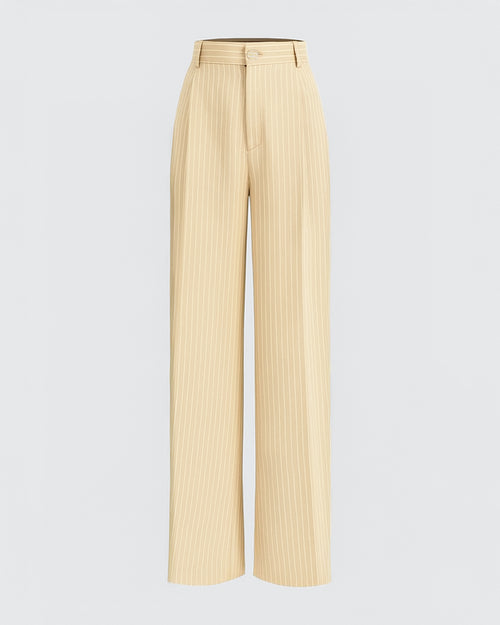 Straight Pants - Beige Edition
